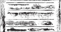 Series of black and white design elements vector material -16 (trace)