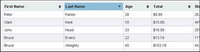 Based on jQuery table with sorting function (JS + CSS)
