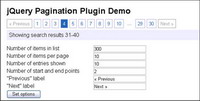 JQuery can control the amount of content-based paging code (JS + CSS)