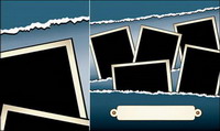 Album template vector material