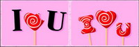 I&nbsp;love&nbsp;you&nbsp;Candy Vector