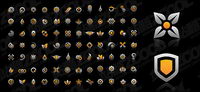 120 simple fashion icon vector graphics material