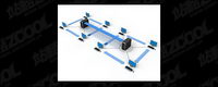3D computer network connecting picture material -3