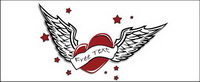 Bladder with the heart-shaped arrow