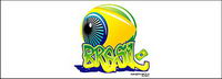 Crystal eyeball with graffiti text