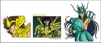 The classic figure of St. fighters vector material