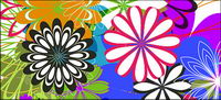 Simple flowers Vector