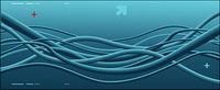Vector blue line