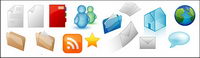 Vista style icon vector material