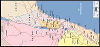 Vector map of the world - Israel, Palestine map