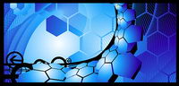 Lines formed the background of high-tech style