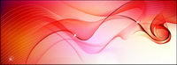 Fantasy red smoke background material vector