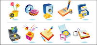 Featured vector icon material