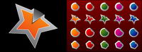 Angular web2.0 style graphics