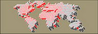 A simple three-dimensional map