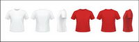 Red and white T-shirt