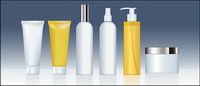Women cosmetics bottles