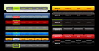 web2.0 style menu navigation of the site