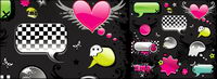 Vector material elements of the trend web2.0