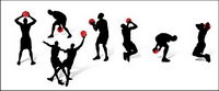 Basketball action figures in Pictures