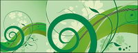 Simple green pattern