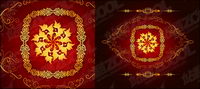 Chinese gold gorgeous patterns