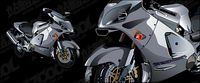 Realistic motorcycle