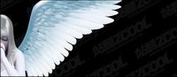 Beautiful angel vector material