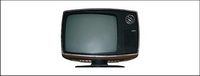 Retro TV psd material-7