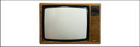 Retro TV psd material-8