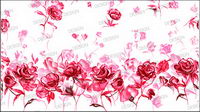 Hand-painted roses