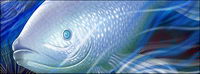 Deep-sea fish psd layered material