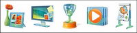 Crystal windows vista transparent PNG icon