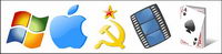 vista cartoon style icon software transparent PNG