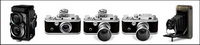 Classic old camera icon transparent png