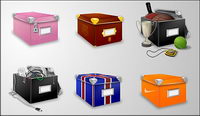 Large box of creative computer icon png