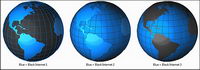 Earth series of large blue-grey computer icon png
