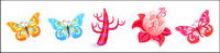 Lotus flowers, butterflies, trees, and so beautiful icon png