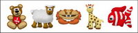Animal hair doll series icon png