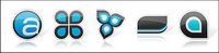 Simple computer graphics design system icon png