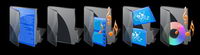 Cool vista computer folder icon transparent png