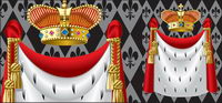 Royal equipment Vector