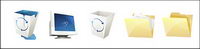 vista style three-dimensional icon png