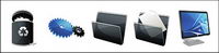 HP black vista style icon png