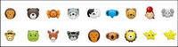 Lovely portrait of small animal icon png