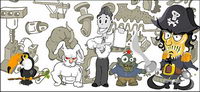 The trend of cartoon