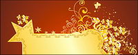 Gold gorgeous patterns Vector-10