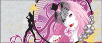 Women and pattern vector-4