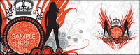 Women and pattern vector-6
