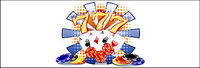 Betting theme vector material